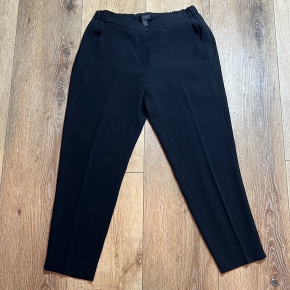 J. Crew Black Easy Cropped Pants Size 4 - Picture 2 of 9